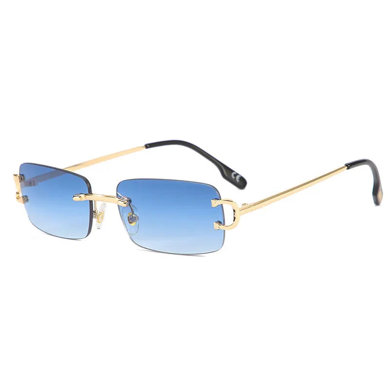 Rimless Unisex Sunglasses