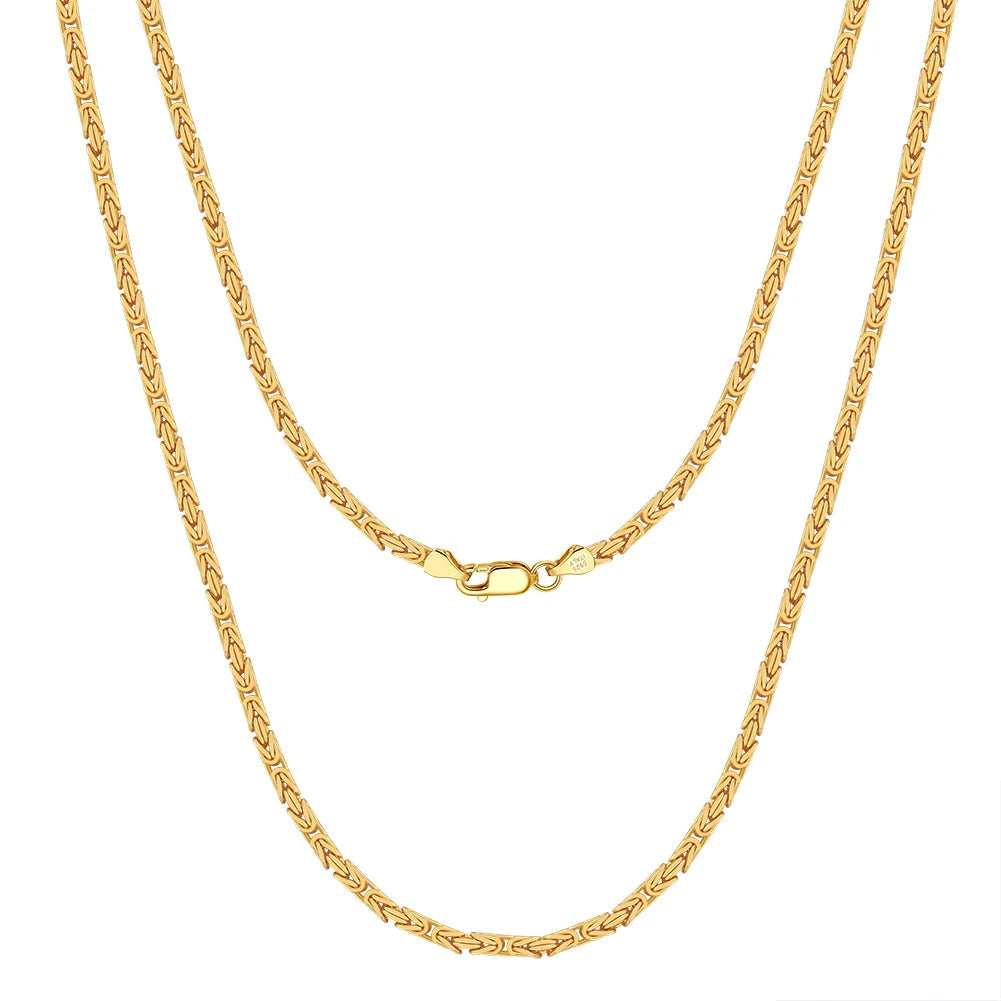2.5mm Italian Byzantine Chain S925