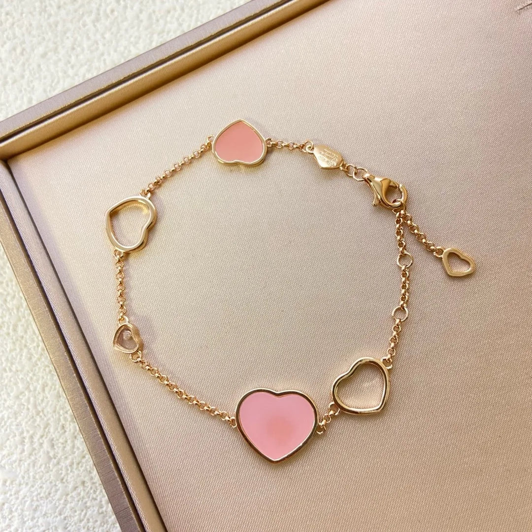 Happy Heart Charm Bracelet