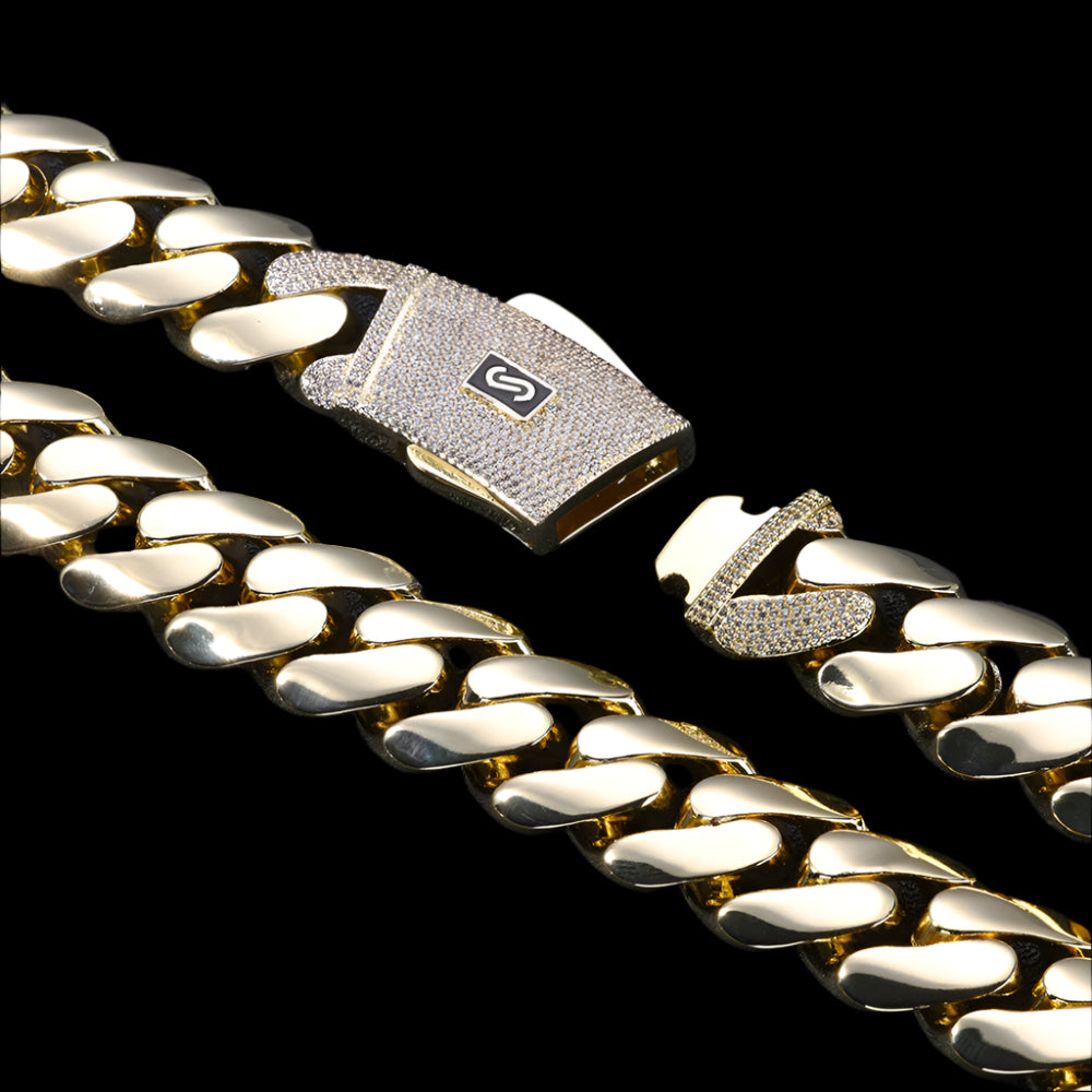 Miami Cuban Chain and Bracelet Set