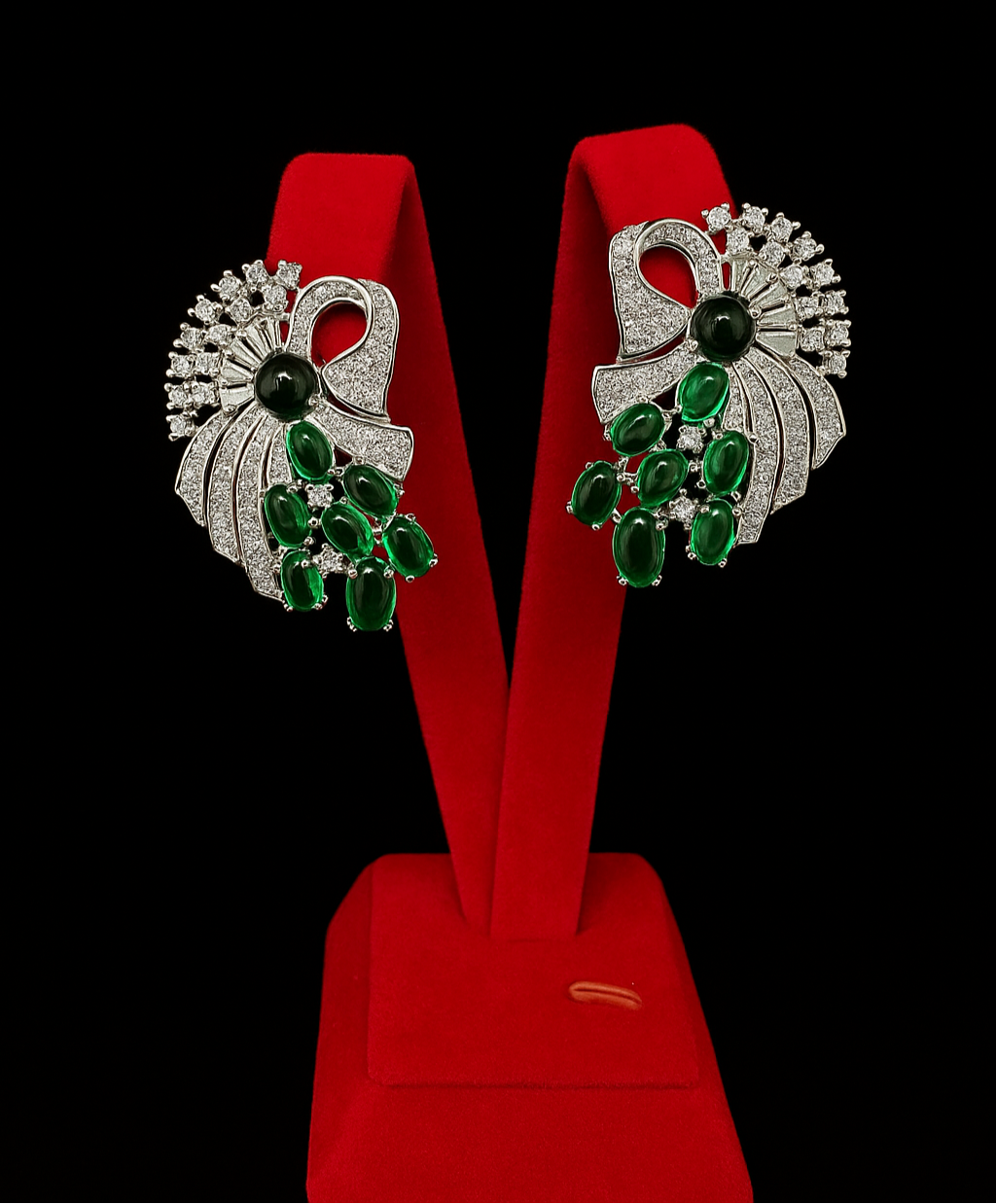 Emerald Radiance™ Statement Earrings