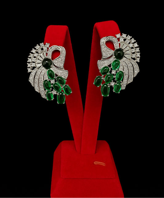 Emerald Radiance™ Statement Earrings