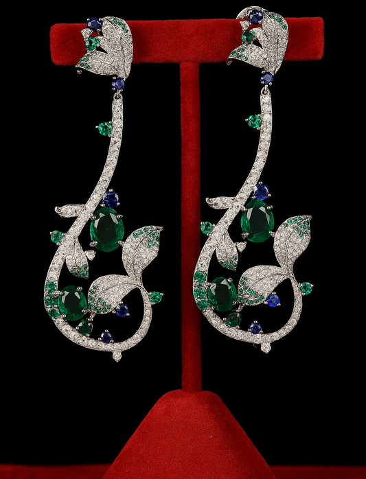Majestic Vine Artisan Earrings