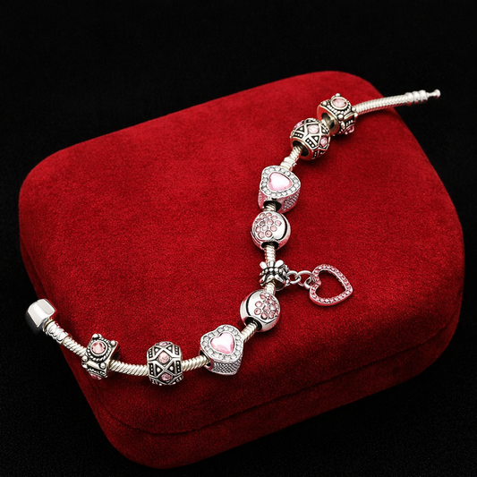 Blossom Breeze Heart Crystal Bracelet™